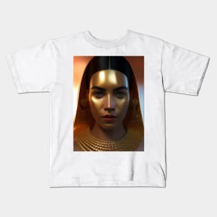 Majestic Pharaoh Queen Kids T-Shirt